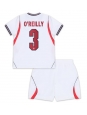 Otroške Nogometnih dresov Anglija Nico O'Reilly #3 Domači SP 2026 Kratki rokavi (+ hlače)